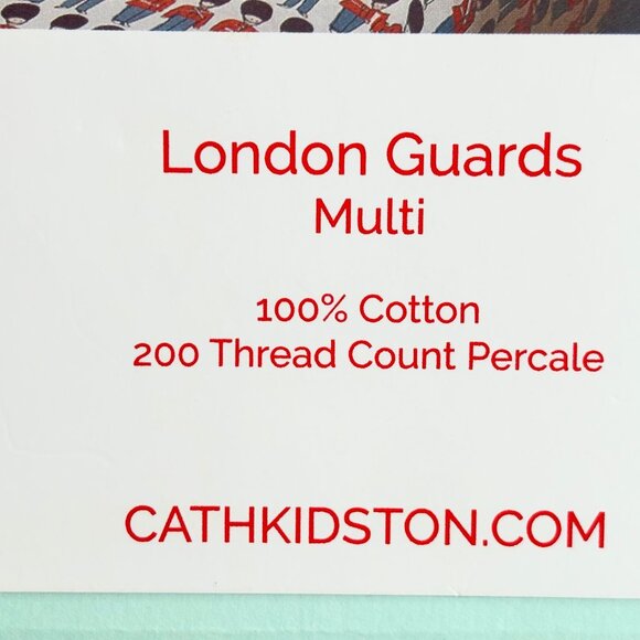 6-pc Cath Kidston LONDON GUARDS CHRISTMAS Queen Size Sheet Set (2 extra PC's) - Picture 9 of 9